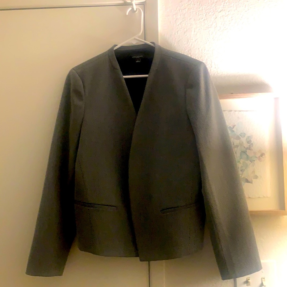 Ann Taylor Blazer, Grey, Like New